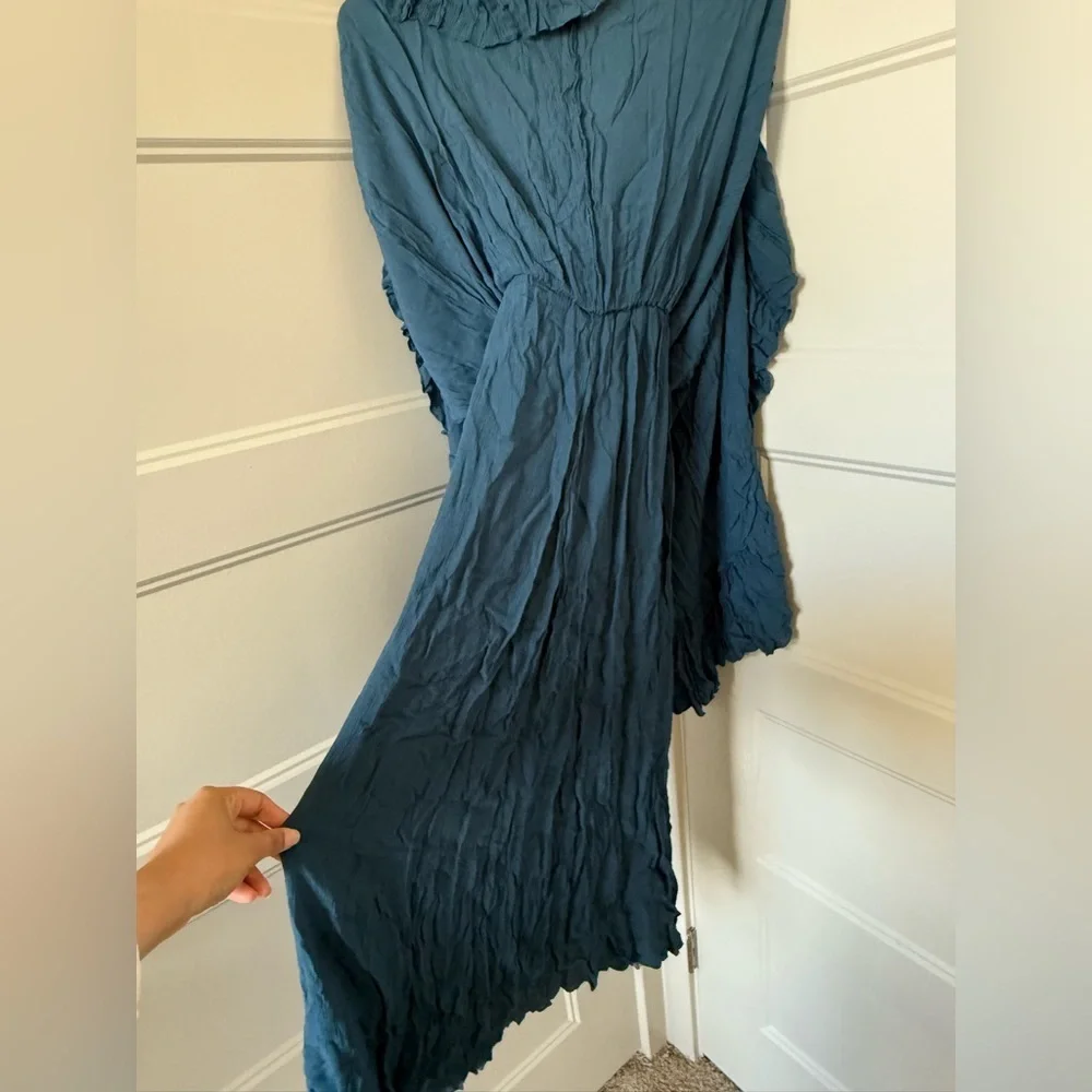 Free People Crochet Lace Maxi Dress size Medium